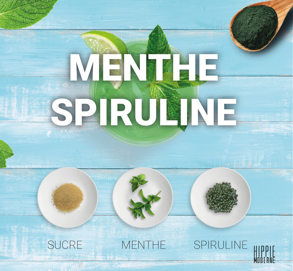 La recette de Kombucha Menthe Spiruline
